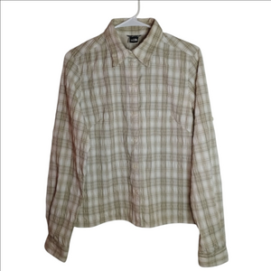 The North Face Plaid Button-Up Shirt/Women